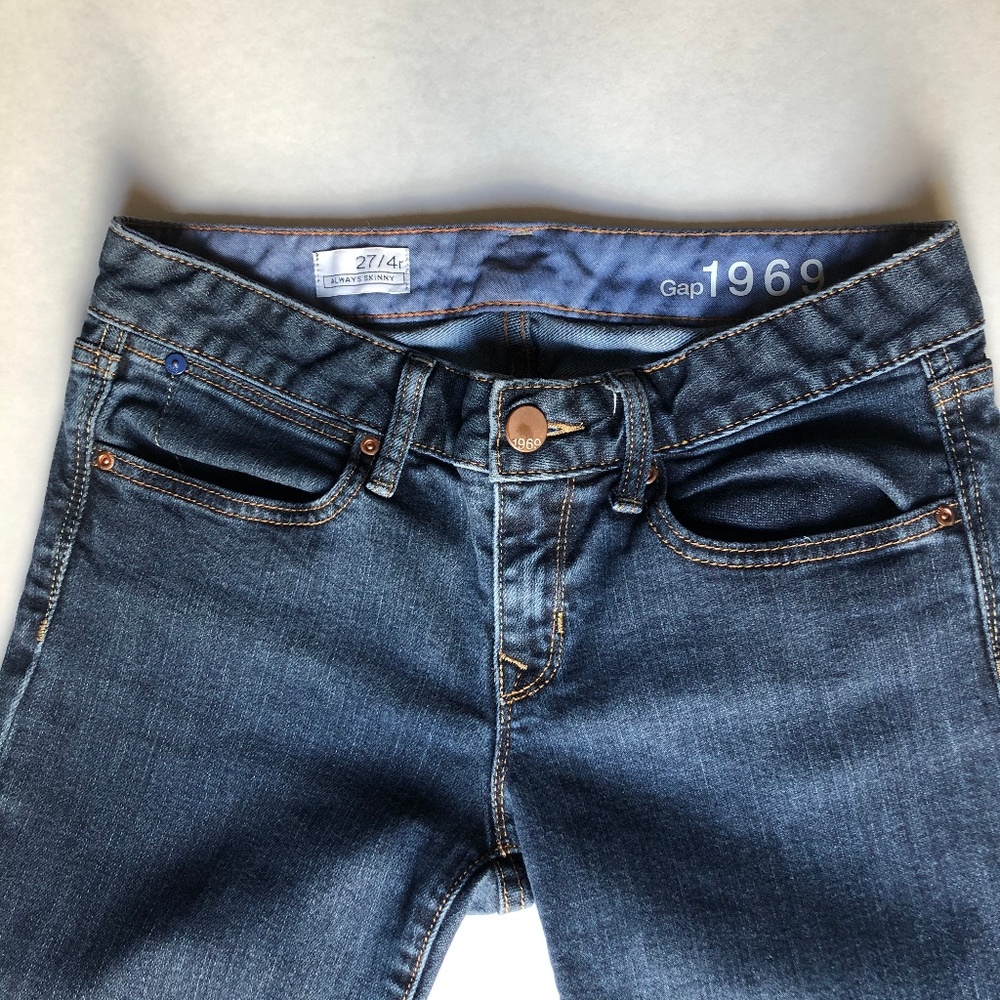 GAP 'Always Skinny' 1969 Dark Blue Jeans